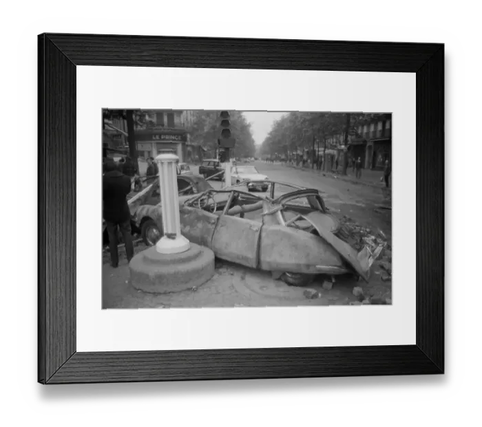 Framed Print : May Riots In Paris Framed Print : May Riots In Paris