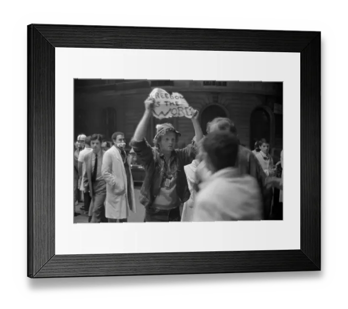 Framed Print : May Riots In Paris Framed Print : May Riots In Paris