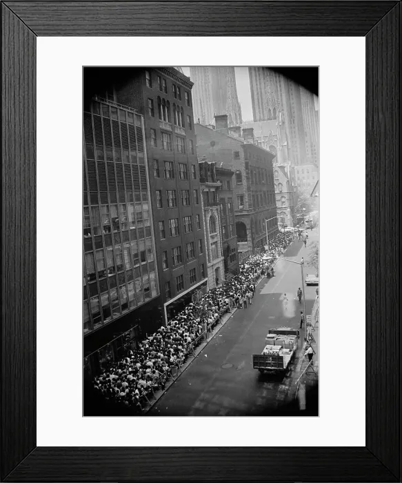Framed Print : RFK's Funeral