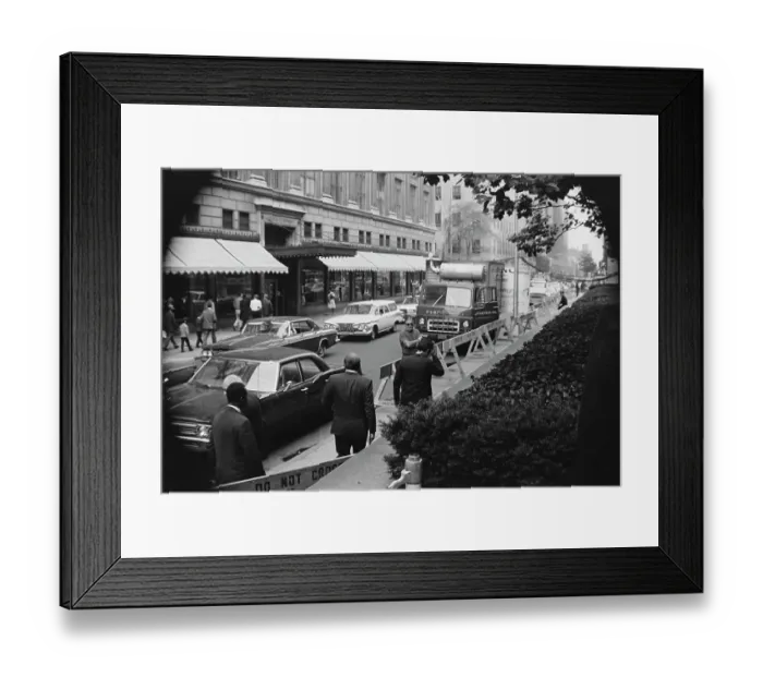 Framed Print : RFK's Funeral