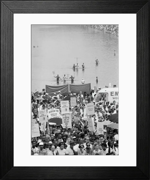 Framed Print : Poor People's Campaign Framed Print : Poor People's Campaign