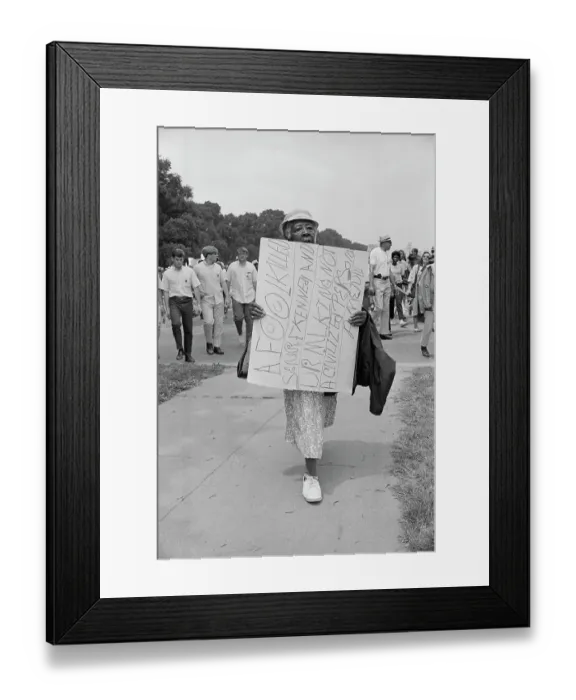 Framed Print : Poor People's Campaign Framed Print : Poor People's Campaign