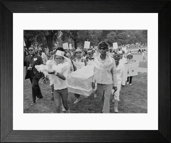 Framed Print : Poor People's Campaign Framed Print : Poor People's Campaign