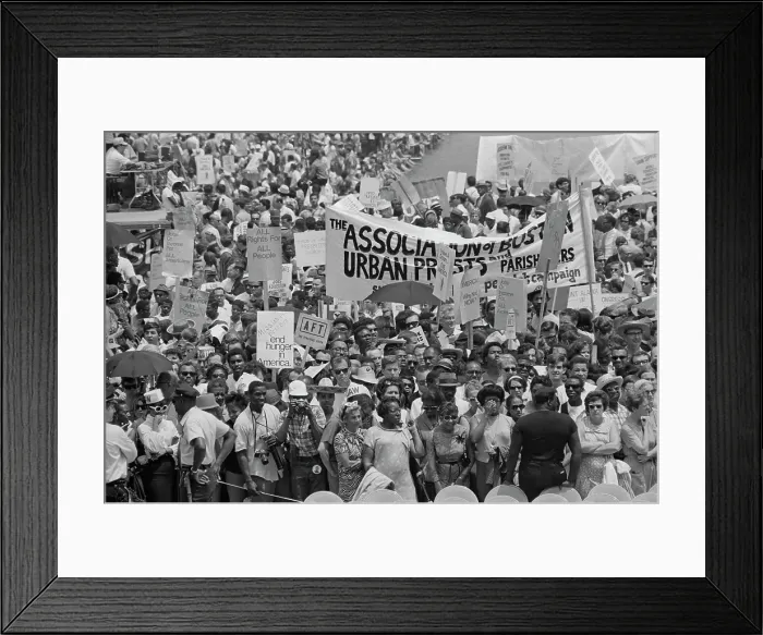 Framed Print : Poor People's Campaign Framed Print : Poor People's Campaign