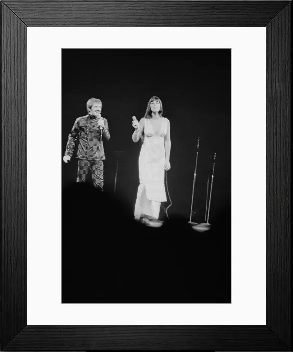 Framed Print : Sonny & Cher Framed Print : Sonny & Cher