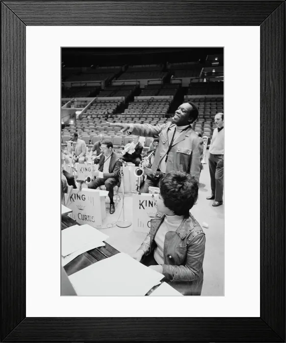 Framed Print : Aretha Franklin And King Curtis Framed Print : Aretha Franklin And King Curtis