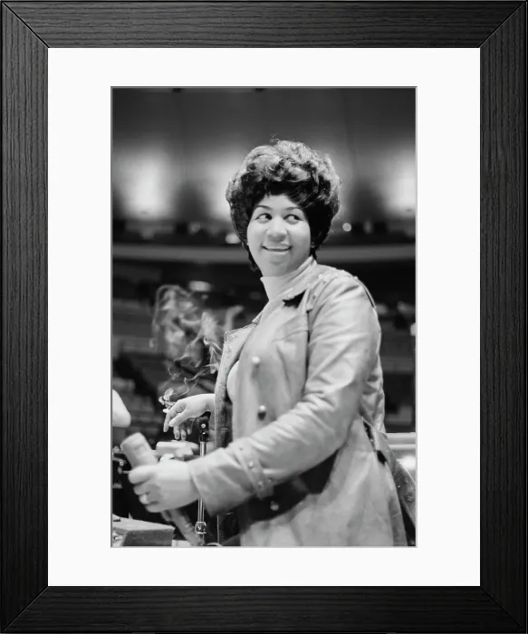 Framed Print : Aretha Franklin
