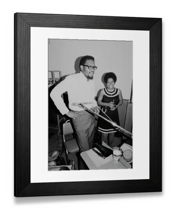 Framed Print : Al Bell And Carla Thomas Framed Print : Al Bell And Carla Thomas