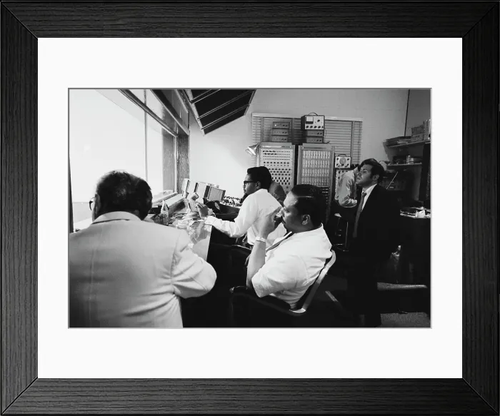Framed Print : Al Bell (wearing glasses), Vice President of Stax Records Framed Print : Al Bell (wearing glasses), Vice President of Stax Records