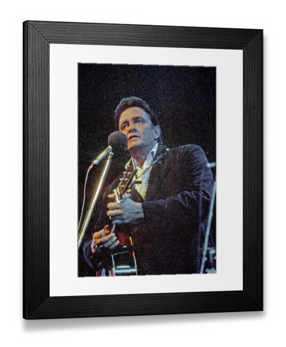 Framed Print : Cash Performs At Newport Framed Print : Cash Performs At Newport