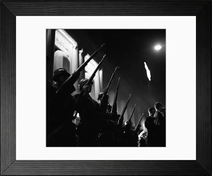Framed Print : A Line Of Military Officers At The DNC In 68 Framed Print : A Line Of Military Officers At The DNC In 68