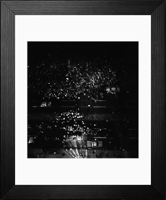 Framed Print : Protestors Congregate During The 68 DNC Framed Print : Protestors Congregate During The 68 DNC