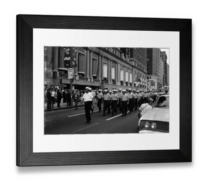 Framed Print : Police Officers During The 68 DNC Framed Print : Police Officers During The 68 DNC