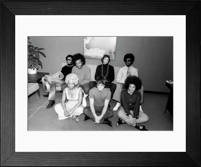 Framed Print : Sly And The Family Stone Portrait Framed Print : Sly And The Family Stone Portrait
