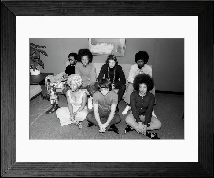 Framed Print : Sly And The Family Stone Portrait Framed Print : Sly And The Family Stone Portrait