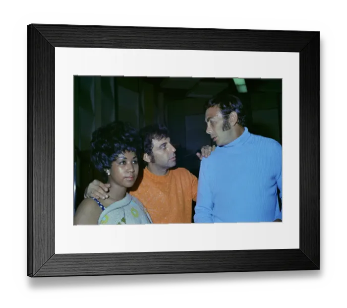 Framed Print : Aretha Franklin In The Studio Framed Print : Aretha Franklin In The Studio