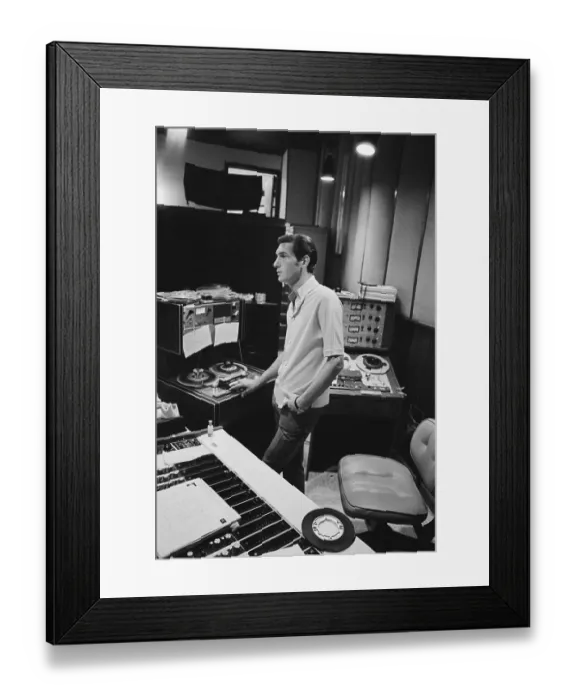 Framed Print : In The Stax Records Control Room Framed Print : In The Stax Records Control Room