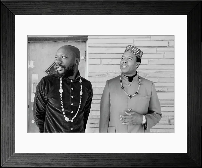 Framed Print : Isaac Hayes And Eddie Floyd Framed Print : Isaac Hayes And Eddie Floyd