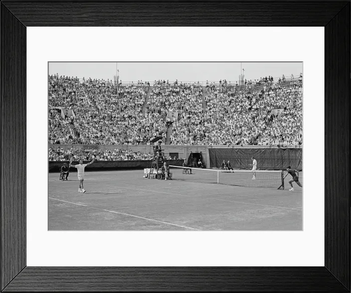 Framed Print : 1968 U.S. Open - Men's Singles Quarterfinal Framed Print : 1968 U.S. Open - Men's Singles Quarterfinal