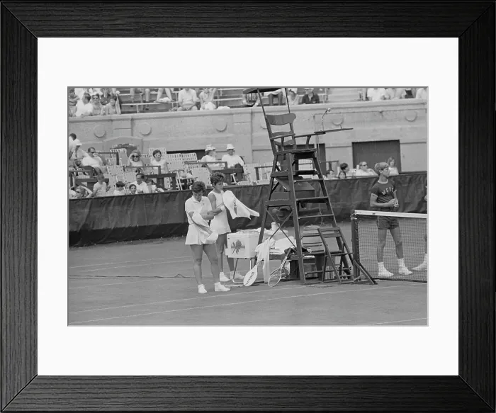 Framed Print : 1968 U.S. Open - Women's Singles Semifinal Framed Print : 1968 U.S. Open - Women's Singles Semifinal