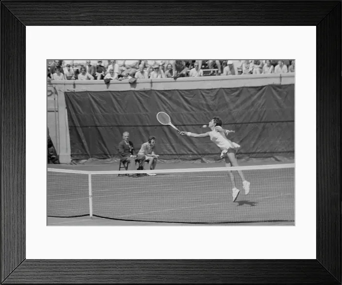 Framed Print : 1968 U.S. Open - Women's Singles Semifinal