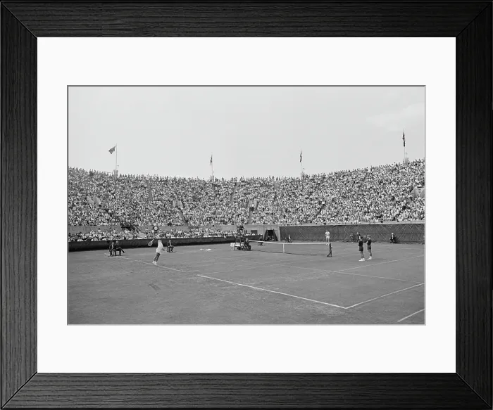 Framed Print : 1968 U.S. Open - Men's Singles Quarterfinal Framed Print : 1968 U.S. Open - Men's Singles Quarterfinal