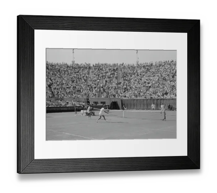 Framed Print : 1968 U.S. Open - Men's Doubles Framed Print : 1968 U.S. Open - Men's Doubles