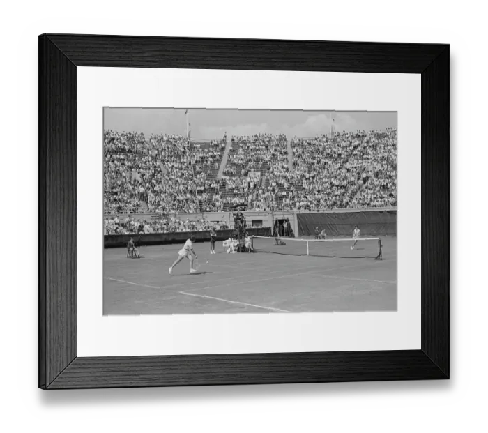 Framed Print : 1968 U.S. Open - Women's Singles Semifinal Framed Print : 1968 U.S. Open - Women's Singles Semifinal
