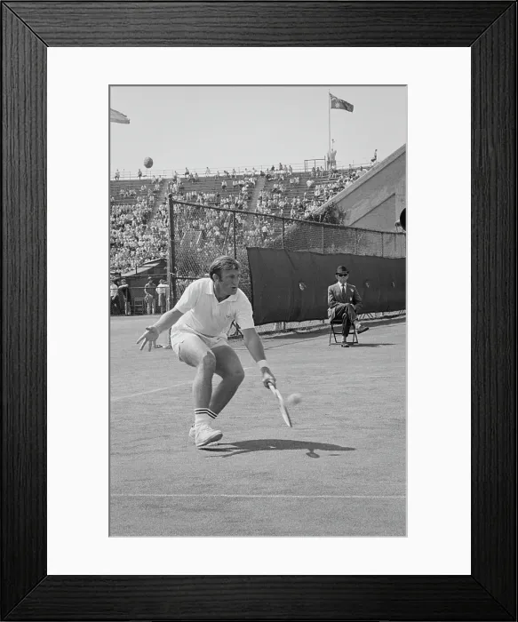 Framed Print : 1968 U.S. Open - John Newcombe Framed Print : 1968 U.S. Open - John Newcombe