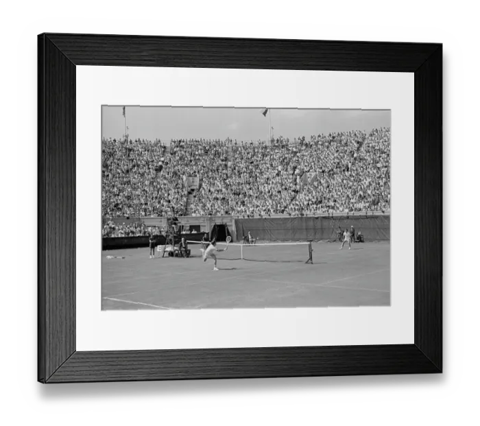 Framed Print : 1968 U.S. Open - Men's Singles Quarterfinal Framed Print : 1968 U.S. Open - Men's Singles Quarterfinal