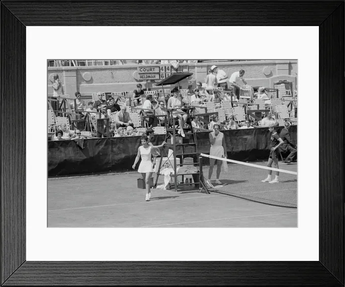 Framed Print : 1968 U.S. Open - Women's Singles Second Round Framed Print : 1968 U.S. Open - Women's Singles Second Round