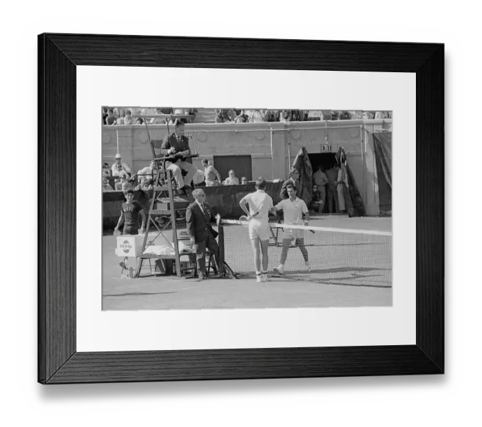 Framed Print : 1968 U.S. Open - Men's Singles Quarterfinal Framed Print : 1968 U.S. Open - Men's Singles Quarterfinal