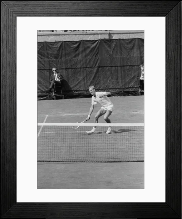 Framed Print : 1968 U.S. Open - Men's Singles Second Round
