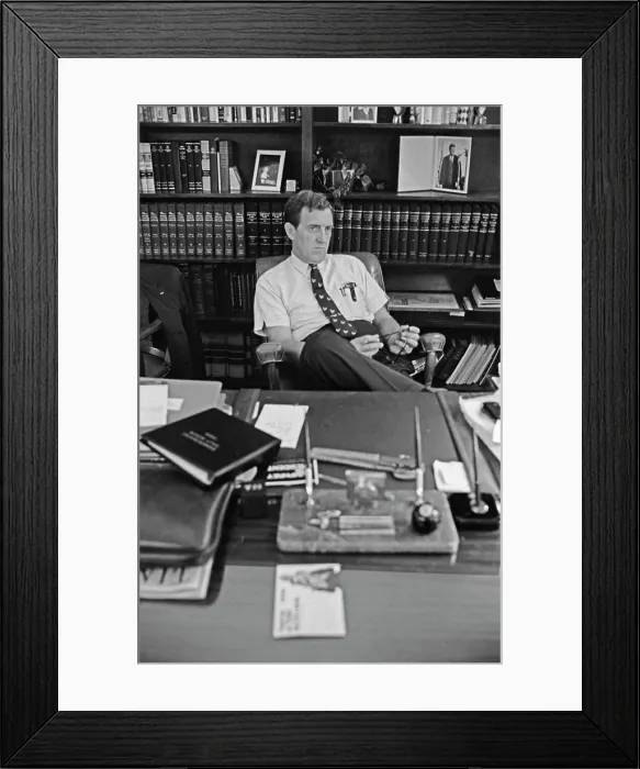 Framed Print : Edmund Muskie, US Senator From Maine Framed Print : Edmund Muskie, US Senator From Maine