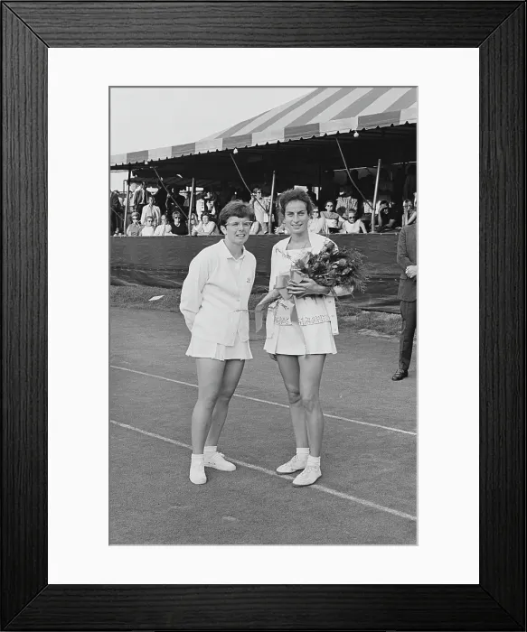 Framed Print : 1968 U.S. Open - Women's Singles Final