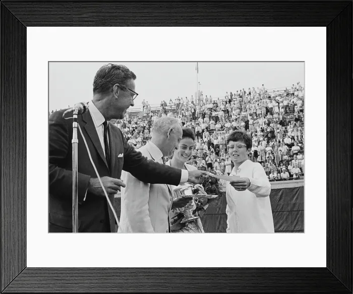 Framed Print : 1968 U.S. Open - Women's Singles Final Framed Print : 1968 U.S. Open - Women's Singles Final