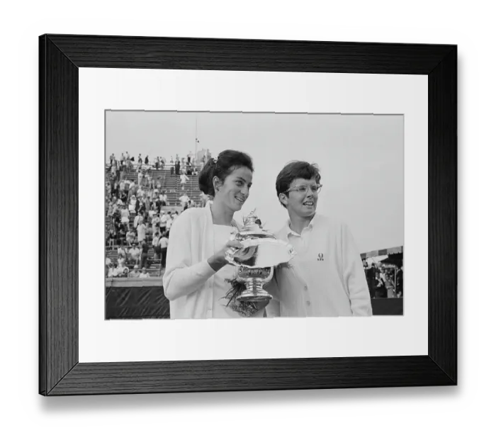 Framed Print : 1968 U.S. Open - Women's Singles Final