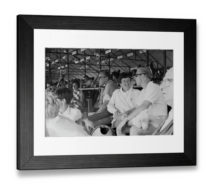 Framed Print : 1968 U.S. Open - Women's Singles Final