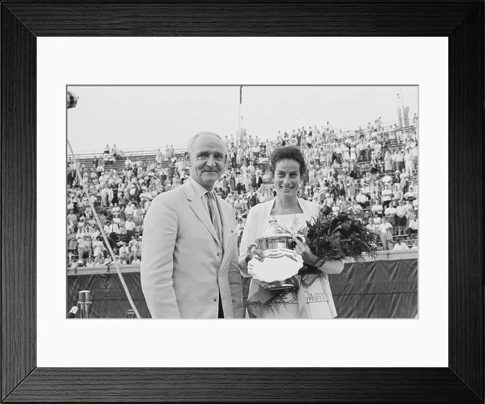 Framed Print : 1968 U.S. Open - Women's Singles Final Framed Print : 1968 U.S. Open - Women's Singles Final