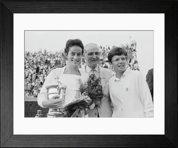 Framed Print : 1968 U.S. Open - Women's Singles Final Framed Print : 1968 U.S. Open - Women's Singles Final