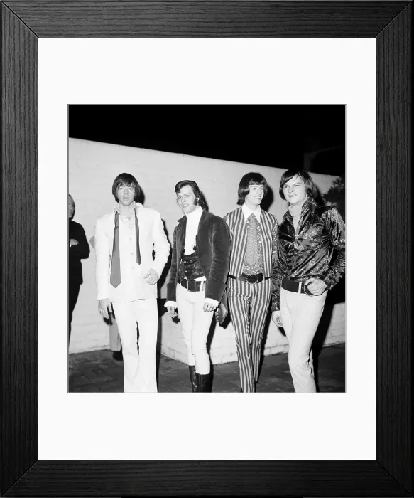 Framed Print : The Seeds. LOS ANGELES - 1967: Garage rock band The Seeds 