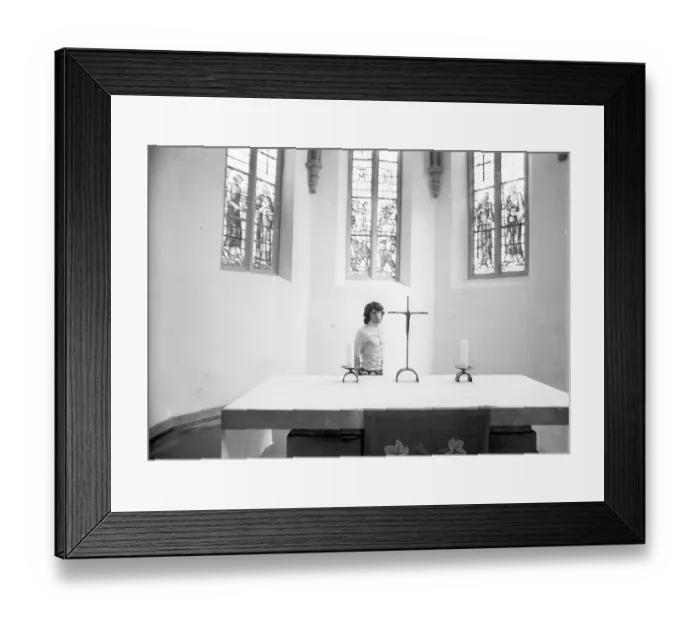 Framed Print : Jim Morrison Of The Doors Visits A Church In Germany Framed Print : Jim Morrison Of The Doors Visits A Church In Germany