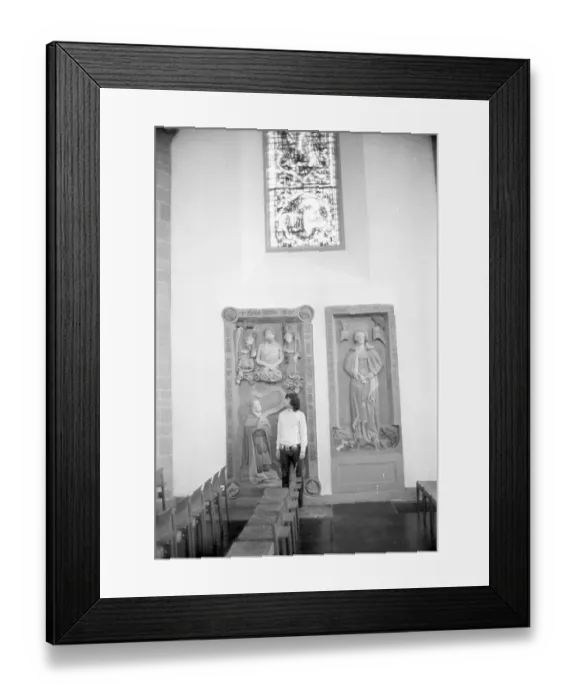 Framed Print : Jim Morrison Of The Doors Visits A Church In Germany Framed Print : Jim Morrison Of The Doors Visits A Church In Germany