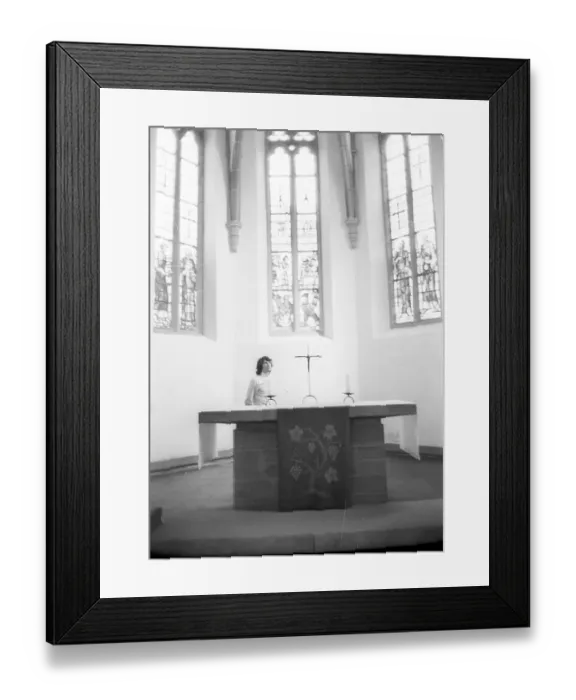 Framed Print : Jim Morrison Of The Doors Visits A Church In Germany Framed Print : Jim Morrison Of The Doors Visits A Church In Germany