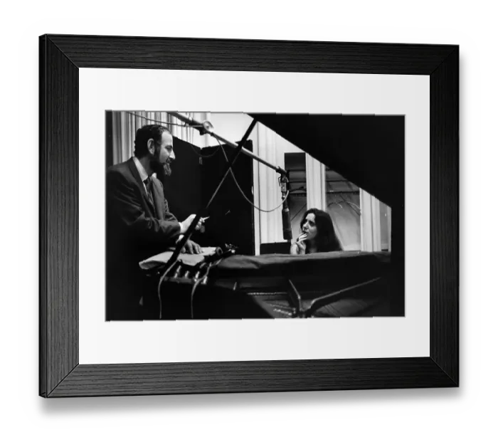 Framed Print : Laura Nyro In The Studio Framed Print : Laura Nyro In The Studio