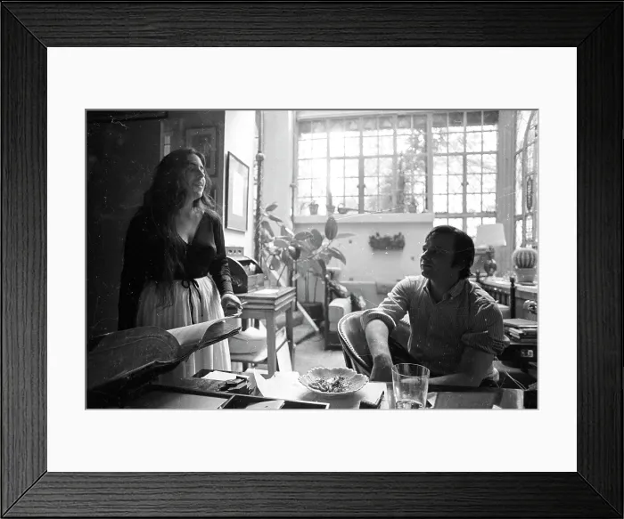 Framed Print : Nyro & Sondheim Relaxing Framed Print : Nyro & Sondheim Relaxing
