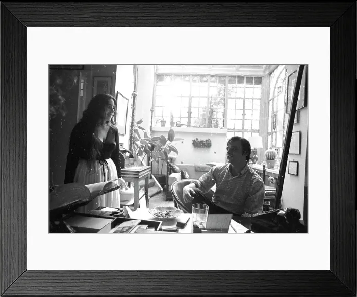 Framed Print : Nyro & Sondheim Relaxing Framed Print : Nyro & Sondheim Relaxing