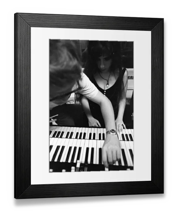 Framed Print : Nyro & Sondheim Recording Framed Print : Nyro & Sondheim Recording