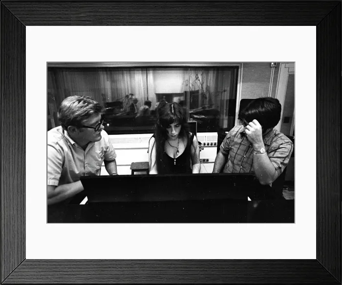 Framed Print : Nyro & Sondheim Recording Framed Print : Nyro & Sondheim Recording