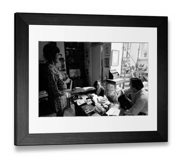 Framed Print : Nyro & Sondheim Relaxing Framed Print : Nyro & Sondheim Relaxing